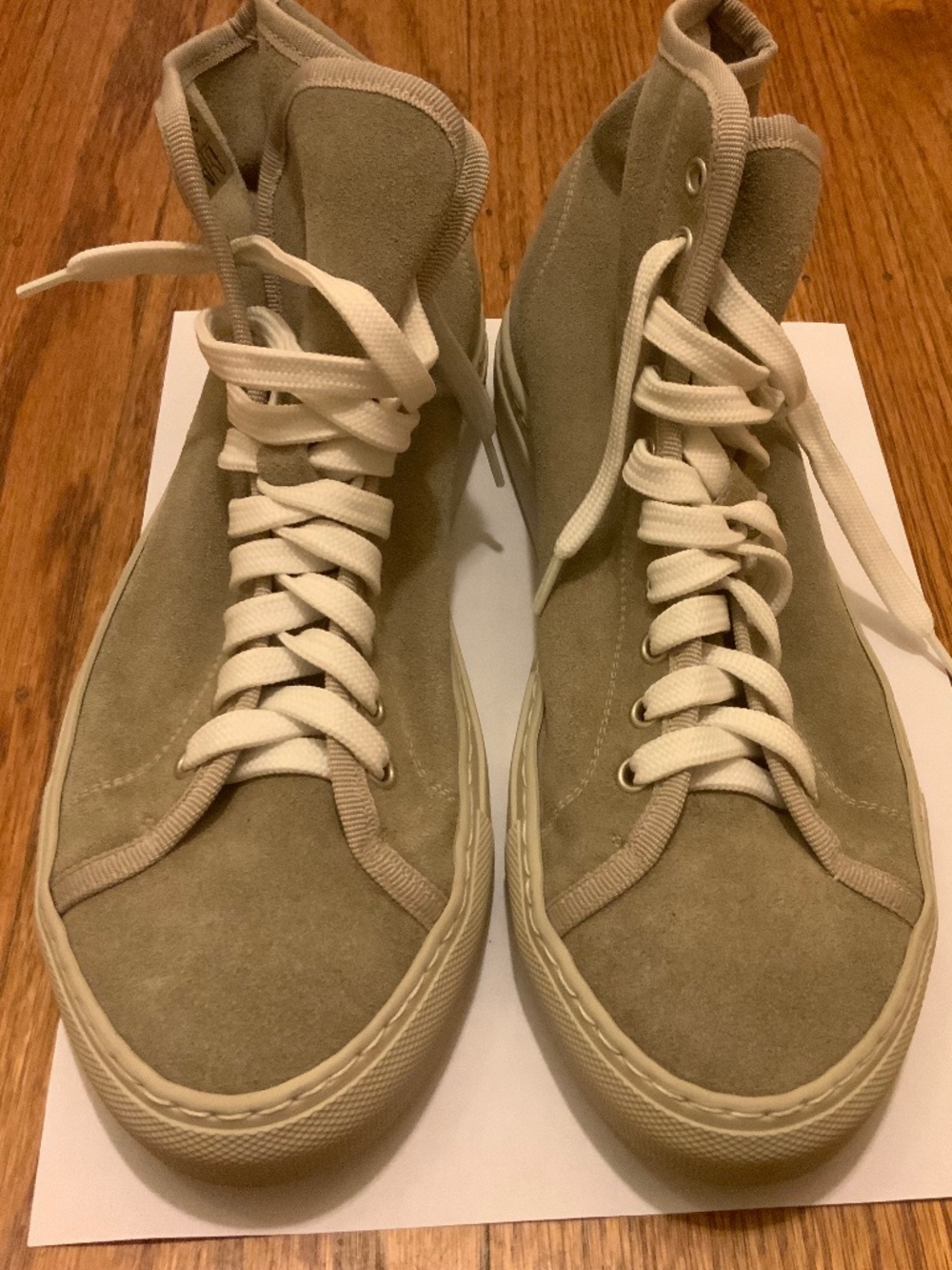 Woman By Common Projects Tournament High Suede Size 39 Sneakers Excellent Cond